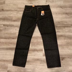 Levi’s 501 Big & Tall Raw Denim Jeans, Size 38/36